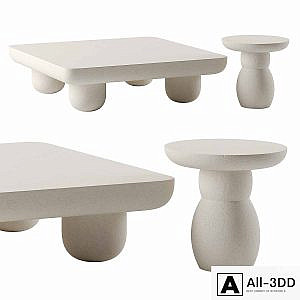 Clouded Coffee Tables by Lulu and Georgia