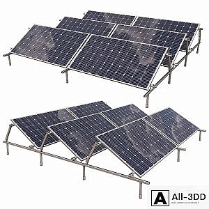 solar panel power plant