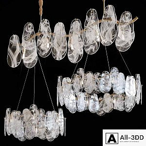 Pendant chandeliers STEIVOR and STEIVOR LONG by Lampatron