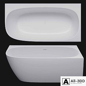 Bathtub Salini SOFIA WALL 180 corner