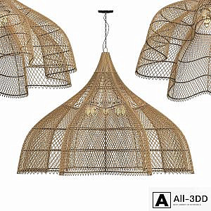 Matador Wicker Chandelier X-Large