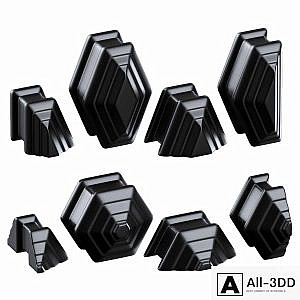Glass blocks. Set 5.