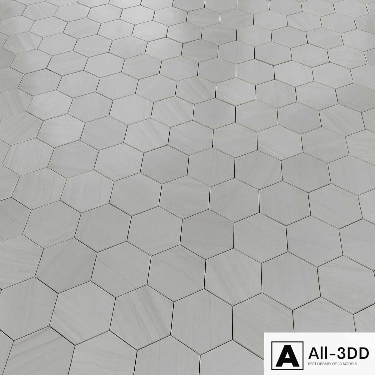Porcelain stoneware tiles EQUIPE LITHOS 11.6x10.1 cm modern interior 3D model Porcelain stoneware tiles EQUIPE LITHOS 11.6x10.1 cm