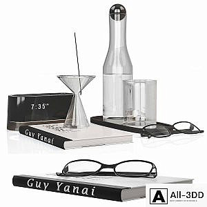Minimalistic men decor with a carafe