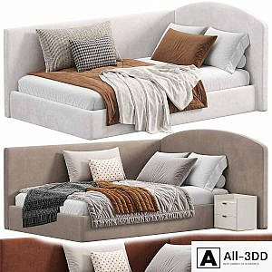 Neolia Bed BOLZAN by Milansofa