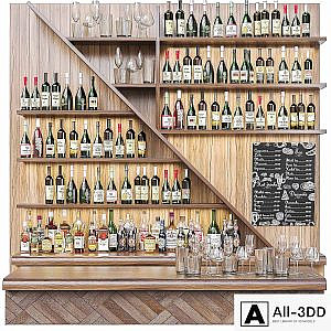 Ethnic bar with alcohol