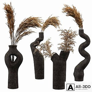 Decorative set with Pampas Bouquet