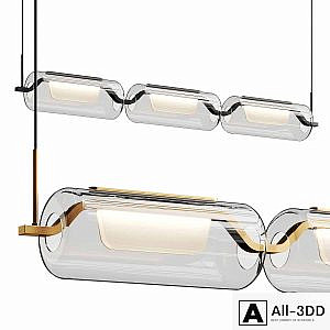 Kuzco Lighting Hilo Linear Pendant Lamp