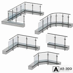 Railings for balconies, terraces. 5 models