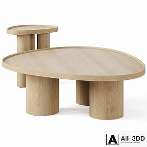 Brasero oak coffee table by LA REDOUTE INTERIEURS