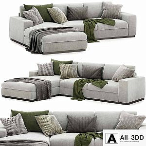 sepia corner sofa