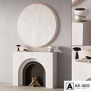 291 fireplace area decorative wall 09 minimal modern classic 00