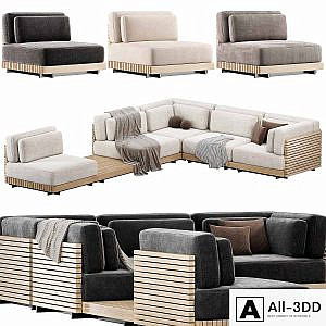 The Caicos Outdoor Sofa by design-milk, Modular sofa