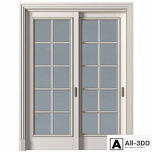 Sliding wardrobe doors in classic style. French Art Deco Sliding Folding Modern Doors Glass