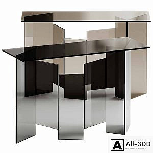 Tonelli Design METROPOLIS Rectangular console table