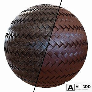 Braided leather