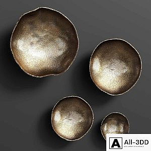Lucky Coins Metal Wall Decor