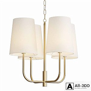 Golden chandelier Louvre Home Kristen