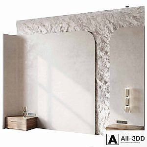 Headboard 3d Wall Panel 04