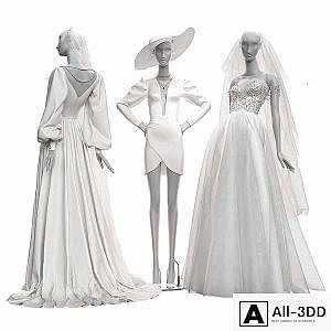 Wedding clothes on mannequins 002