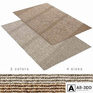 Jute boucle rug