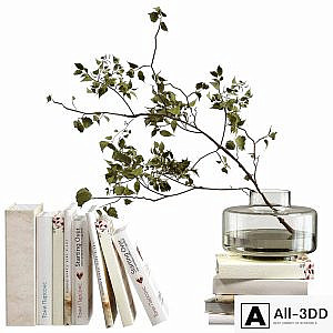 Decorative set with books