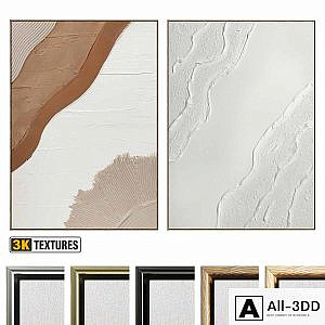 Plaster Two Photo Frame D-544