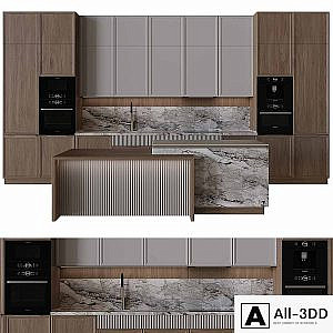 Kitchen in neoclassical style 48
