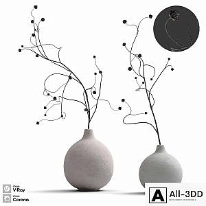 Decorative set 4 Branches