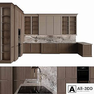 Neoclassical style kitchen 51
