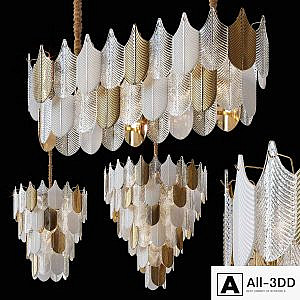 Hanging chandeliers LAIMA by Lampatron