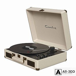 Cream Crosley Cruiser Vinyl Turntable