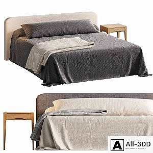 Zara Home bed with nightstand