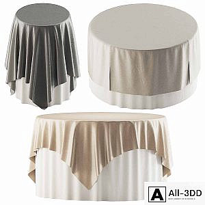 Restaurant Tablecloth - Circle