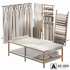 Commercial equipment for a curtain and fabric store