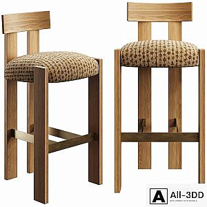 Bar stool Loc by Stahl and Band