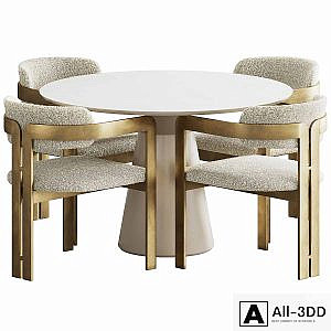 Donato by Eichholtz dining set