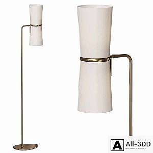 Antique Brass Floor Lamp Andrew Martin Clarkson