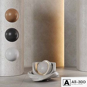 Microcement, artificial stone 01