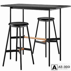 Bar table and chair Brent by divan.ru