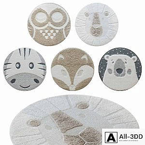 Set of children's carpets Benuta