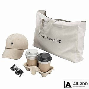 Tote Bag & Paper Cups