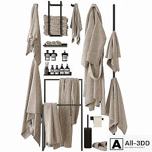 Decorative set for the bathroom 306