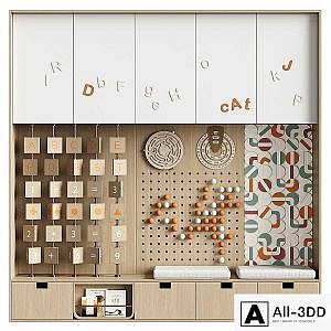 Interactive panel for children room