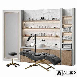 Beauty salon with couch and accessories Figuratti P03