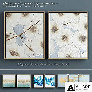 Collection of modern paintings (set-10)