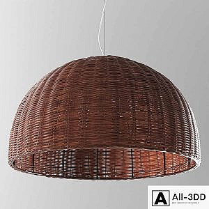 Chandelier wicker (Odeon light buta)