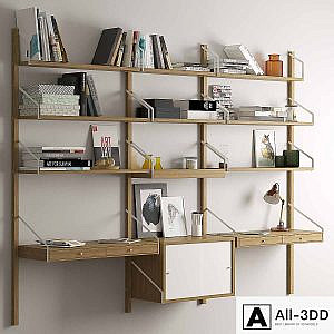 Shelf system Svalnas Ikea.