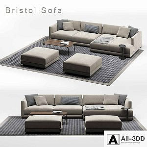 Poliform Bristol sofa composition