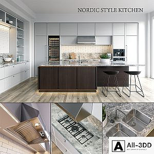 Kitchen NOLTE Carisma (vray GGX, corona PBR)